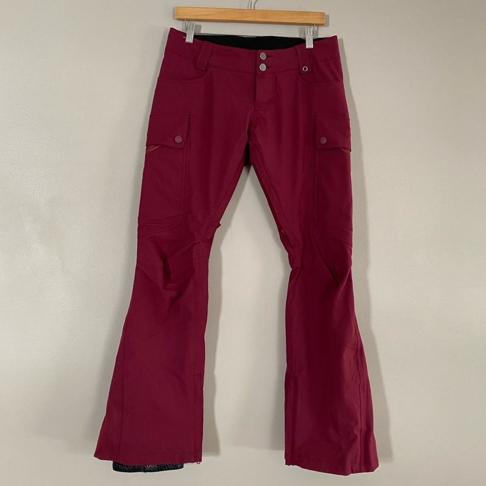 Women’s Burton Gloria Snowboard / Ski Pant - Maroon